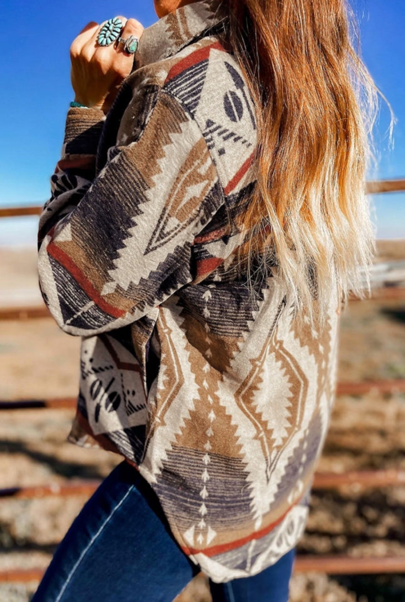 Aztec Henley Sweater