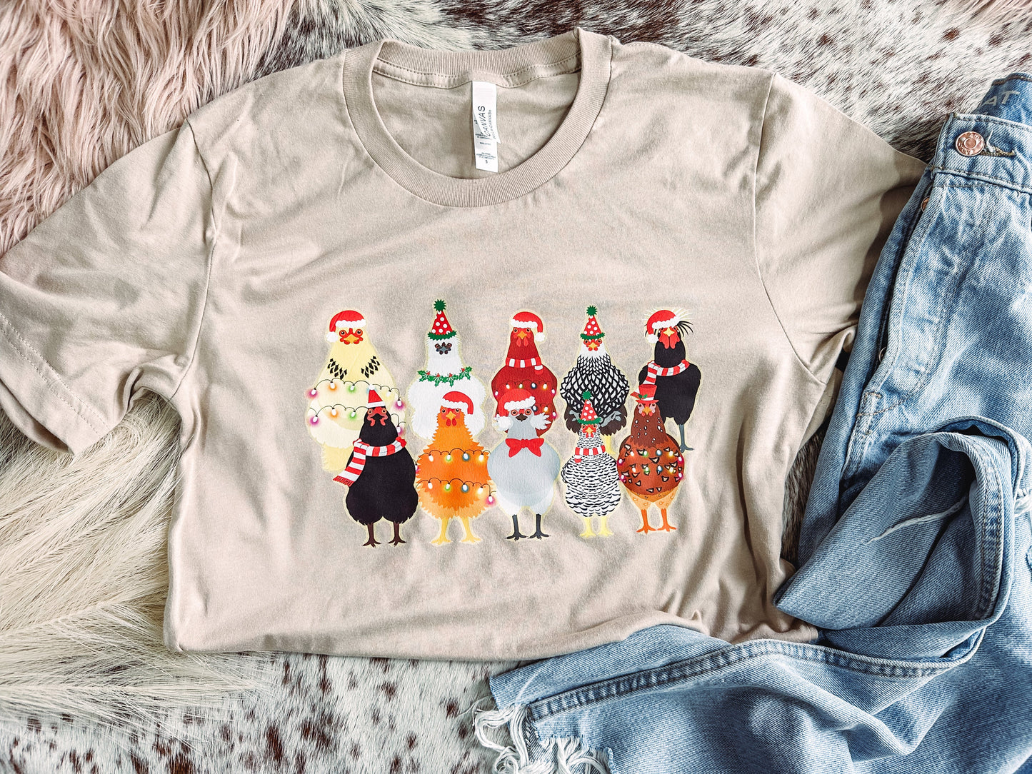 Chicken Christmas - Graphic Top