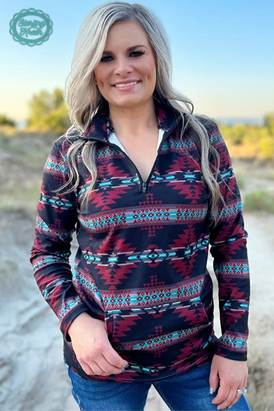 The Crimson Valley Pullover