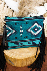 Fringe Crossbody Clutch