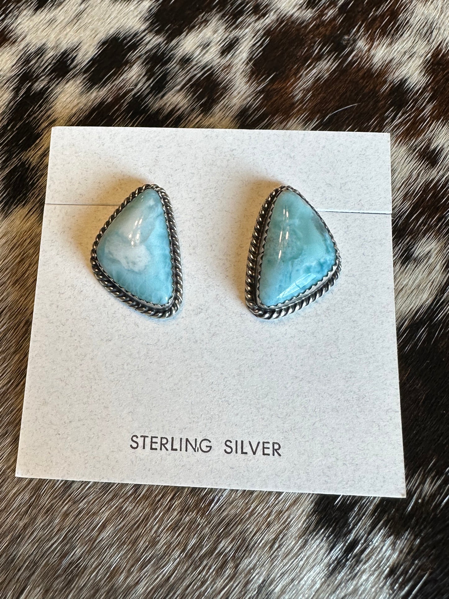 Larimar Studs