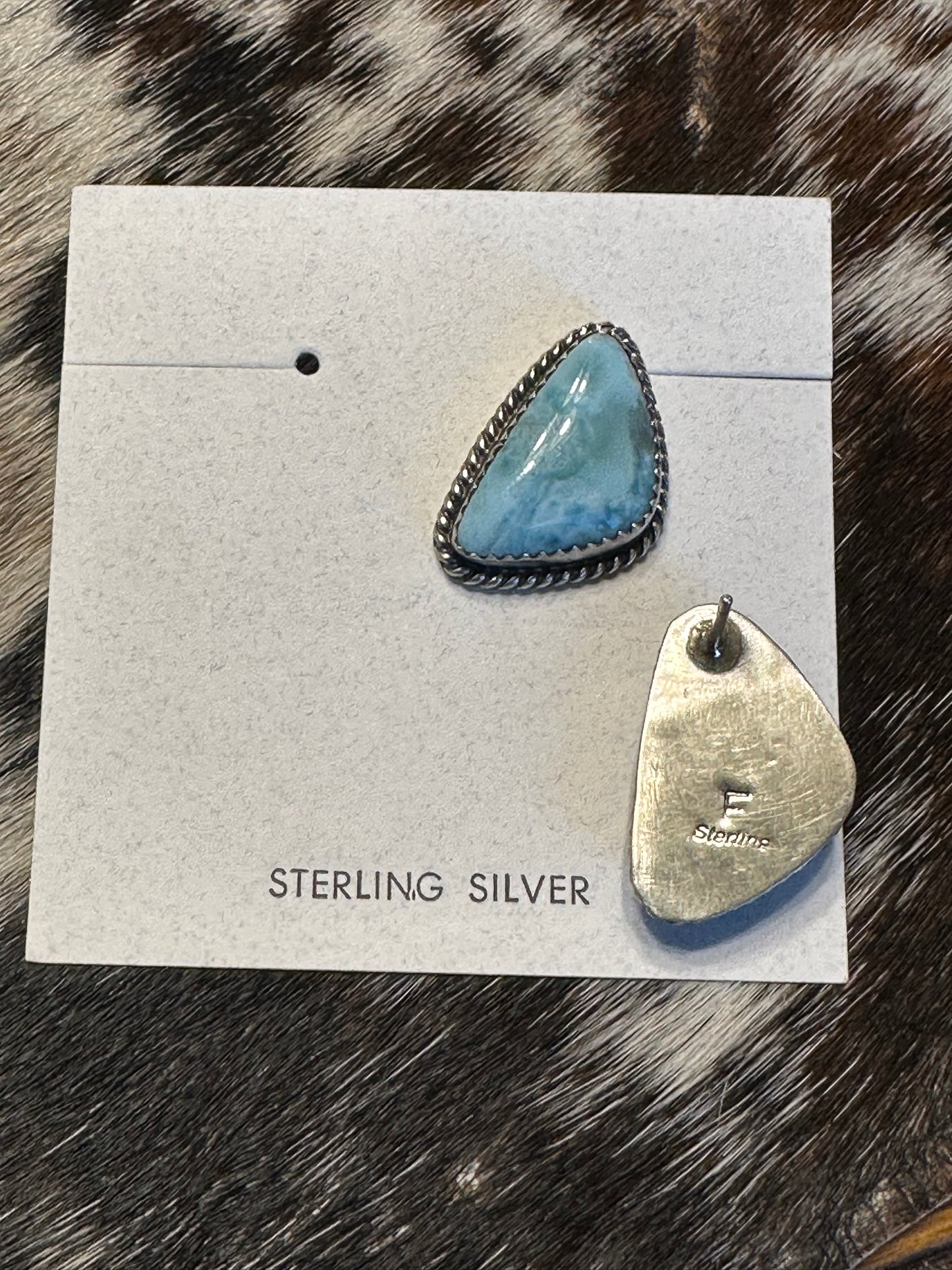 Larimar Studs